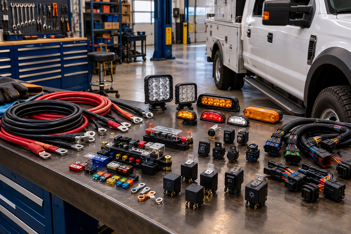 Automotive electrical and fleet maintenance banner