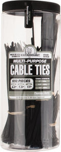 Thomas & Betts - 4 to 11 Inch Range, Black Cable Ties | MSC Industrial Supply Co.