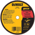 DeWALT Cut-Off Wheel: Type 1 (01/41), 4 Dia, 1/16" Thick, 5/8" Hole, Aluminum Oxide - 60 Grit, 19000 RPM, Reinforced, 1 per Pack