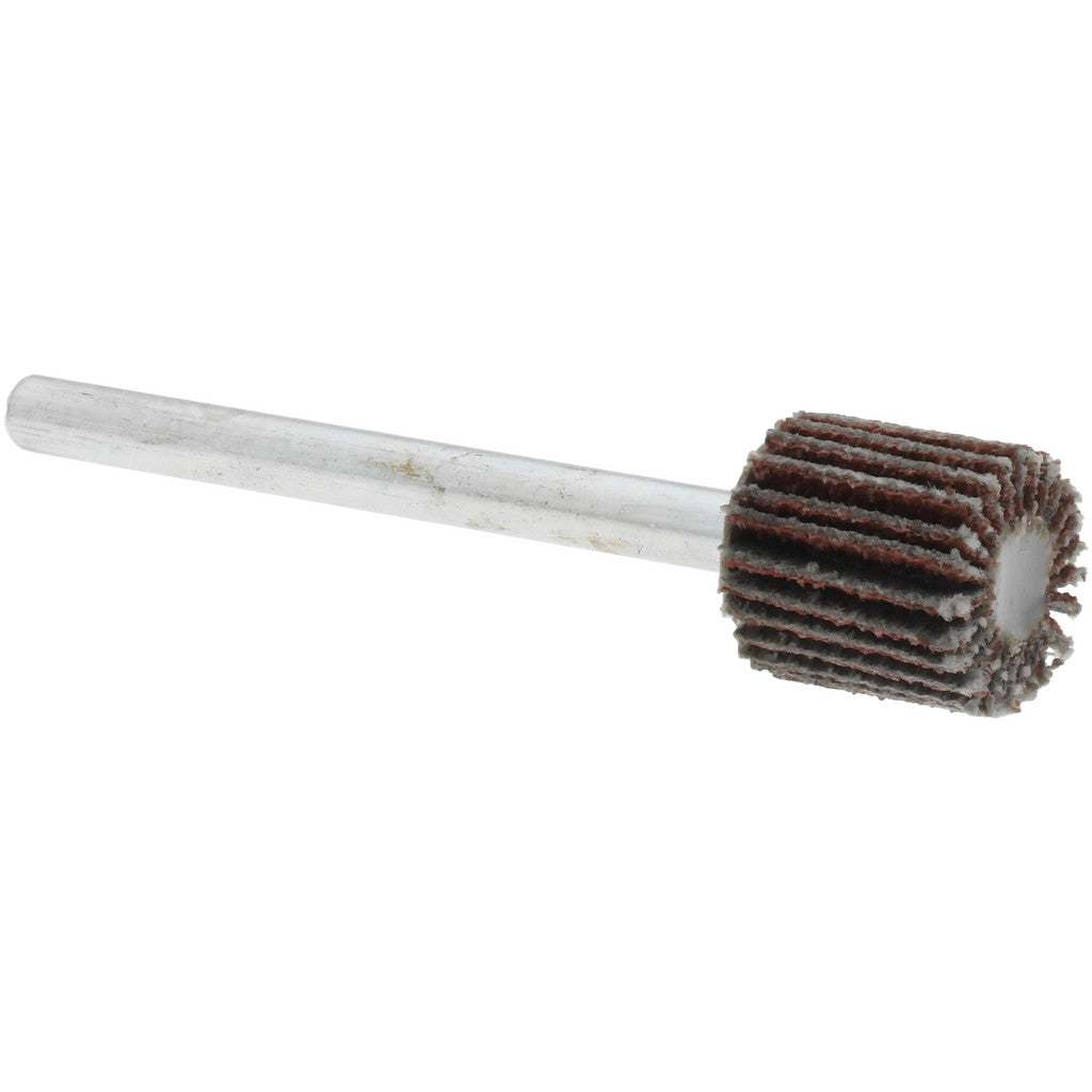 Value Collection - Mounted Flap Wheel: 3/8" Dia, 3/8" Face Width, 80 Grit, Aluminum Oxide | MSC Industrial Supply Co.
