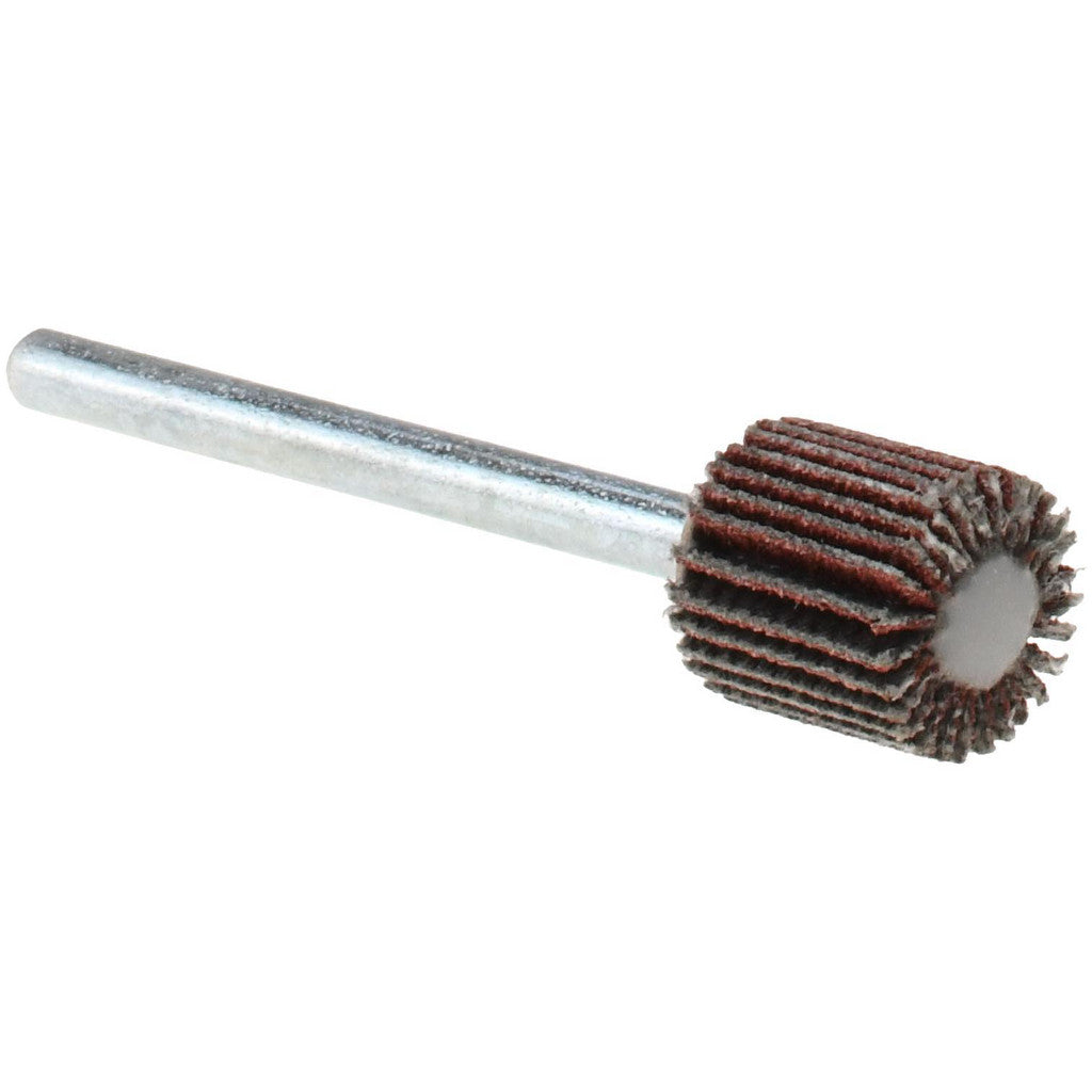 Value Collection - Mounted Flap Wheel: 3/8" Dia, 3/8" Face Width, 120 Grit, Aluminum Oxide | MSC Industrial Supply Co.
