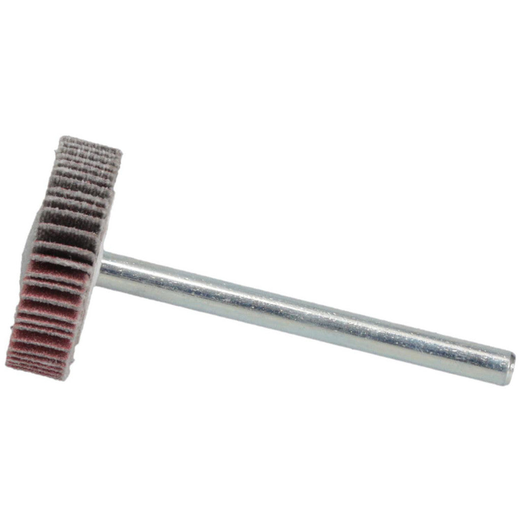 Value Collection - Mounted Flap Wheel: 3/4" Dia, 3/16" Face Width, 240 Grit, Aluminum Oxide | MSC Industrial Supply Co.