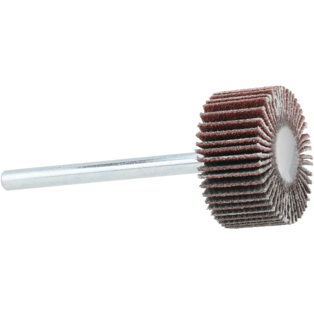 Value Collection - Mounted Flap Wheel: 3/4" Dia, 3/8" Face Width, 120 Grit, Aluminum Oxide | MSC Industrial Supply Co.