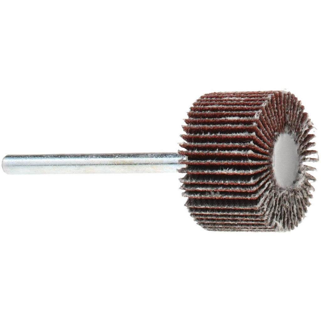 Value Collection - Mounted Flap Wheel: 3/4" Dia, 1/2" Face Width, 120 Grit, Aluminum Oxide | MSC Industrial Supply Co.