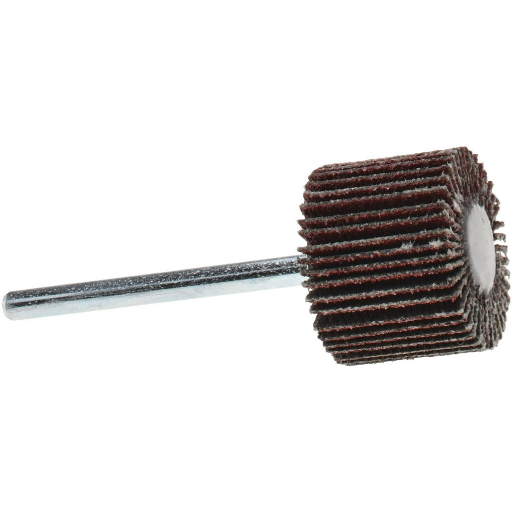 Value Collection - Mounted Flap Wheel: 3/4" Dia, 5/8" Face Width, 80 Grit, Aluminum Oxide | MSC Industrial Supply Co.