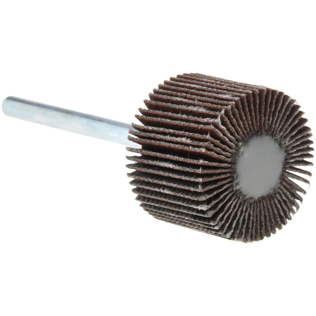 Value Collection - Mounted Flap Wheel: 3/4" Dia, 5/8" Face Width, 240 Grit, Aluminum Oxide | MSC Industrial Supply Co.