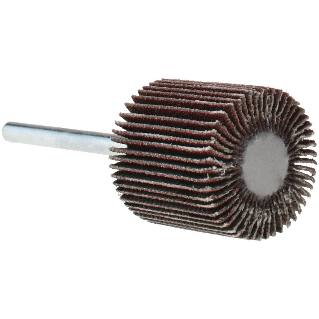 Value Collection - Mounted Flap Wheel: 3/4" Dia, 3/4" Face Width, 120 Grit, Aluminum Oxide | MSC Industrial Supply Co.