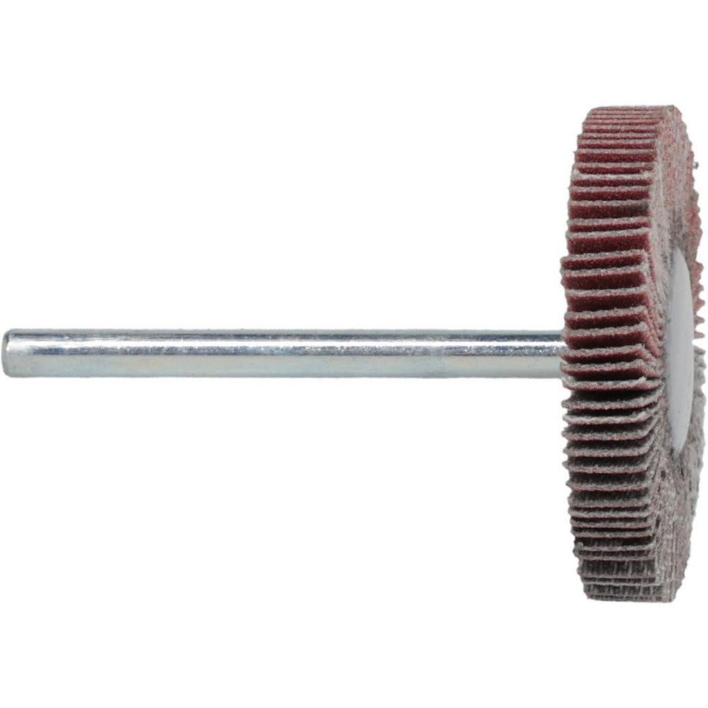 Value Collection - Mounted Flap Wheel: 1-3/16" Dia, 3/16" Face Width, 320 Grit, Aluminum Oxide | MSC Industrial Supply Co.