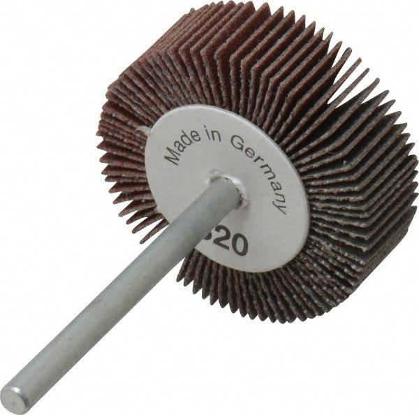 Value Collection - Mounted Flap Wheel: 1-3/16" Dia, 3/8" Face Width, 320 Grit, Aluminum Oxide | MSC Industrial Supply Co.