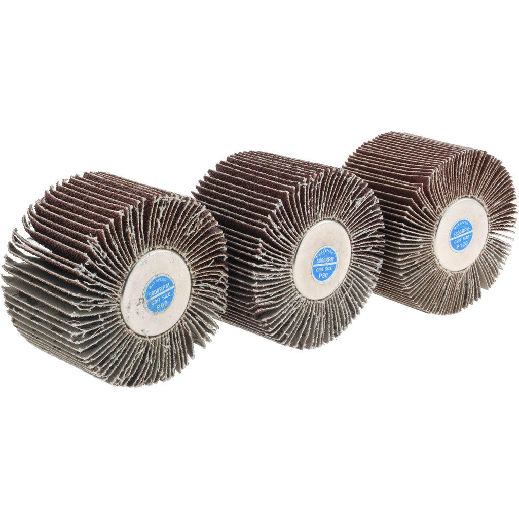 Value Collection - 3 Piece Abrasive Flap Sanding Wheel Kit | MSC Industrial Supply Co.