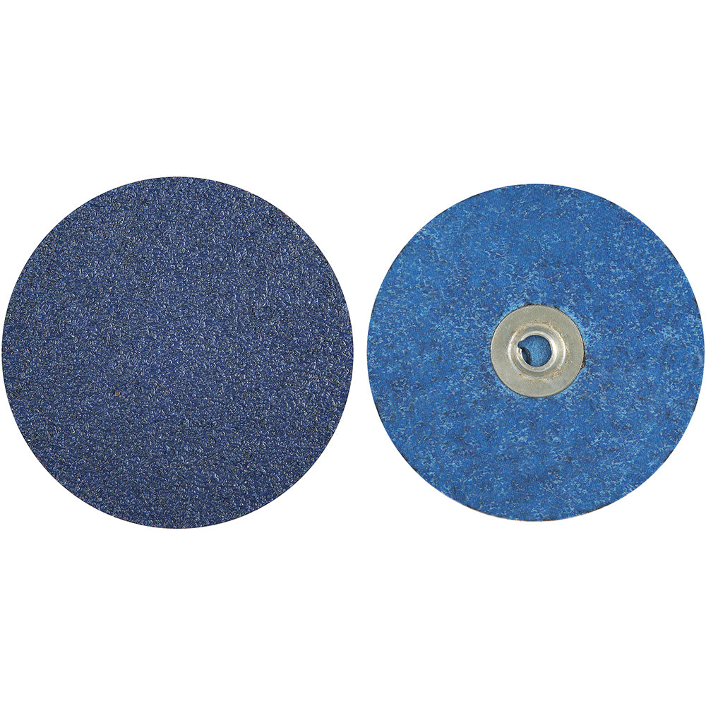 Norton - Quick-Change Disc: Type S, 4" Dia, 36 Grit, Zirconia Alumina, Coated | MSC Industrial Supply Co.