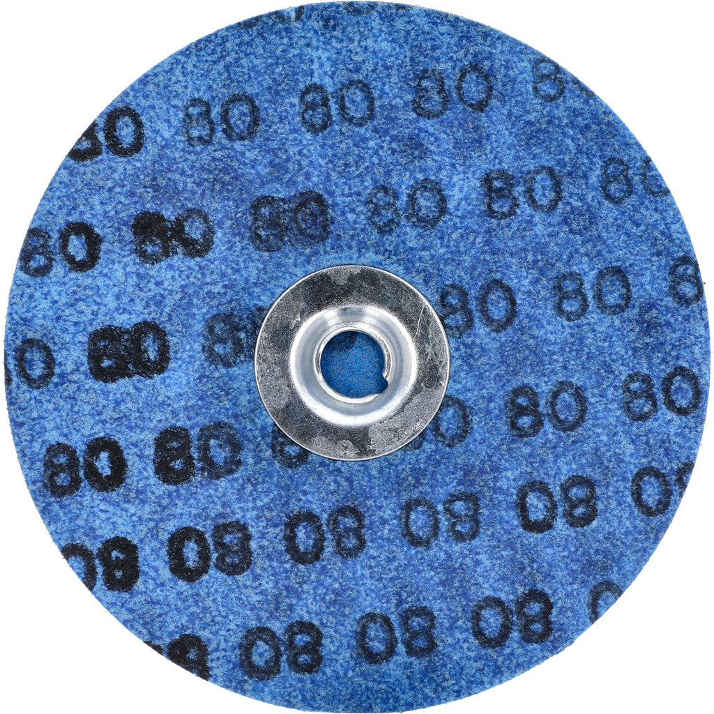 Norton - Quick-Change Disc: Type S, 4" Dia, 80 Grit, Zirconia Alumina, Coated | MSC Industrial Supply Co.