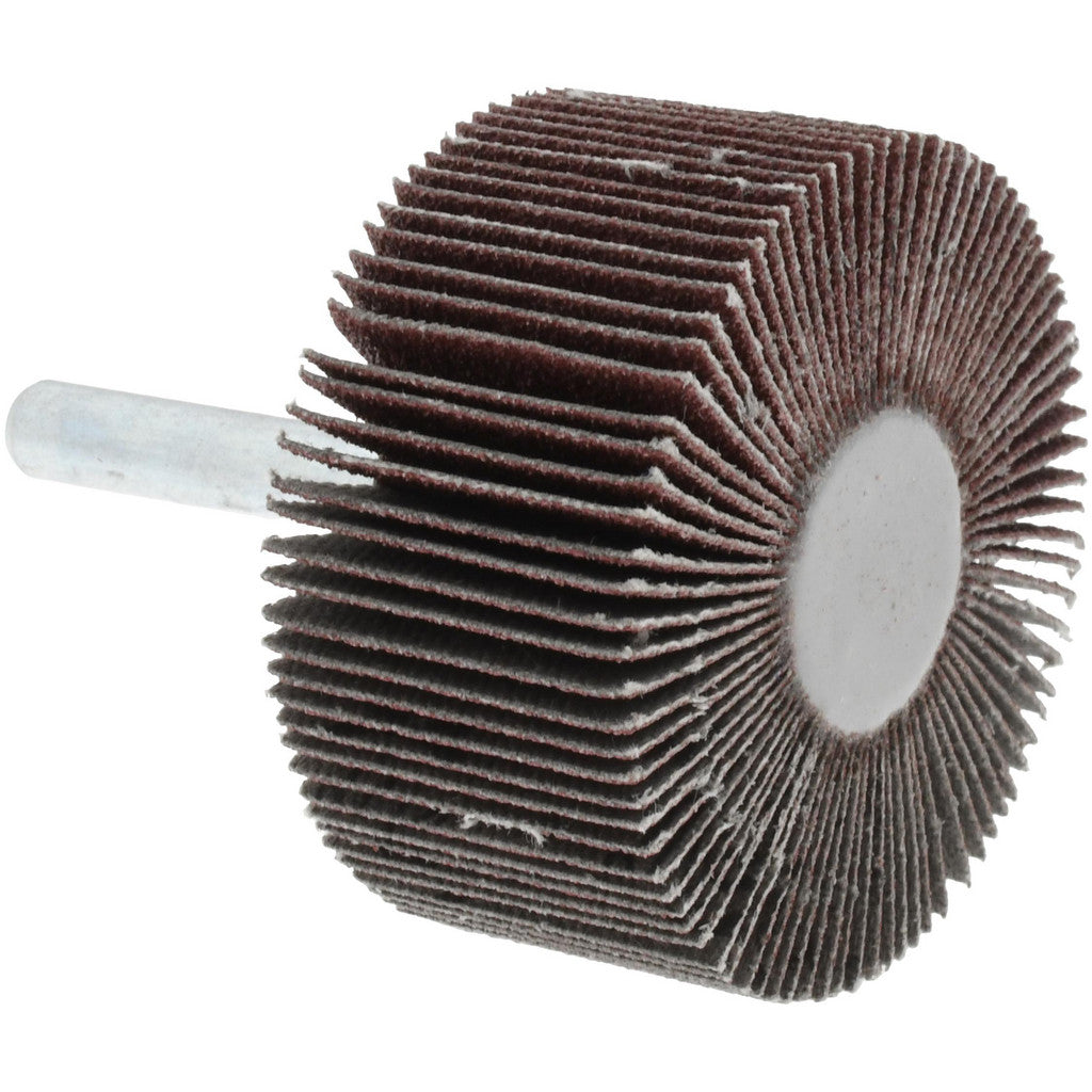 Value Collection - Mounted Flap Wheel: 2" Dia, 1" Face Width, 80 Grit, Aluminum Oxide | MSC Industrial Supply Co.