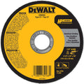 DeWALT Depressed-Center Wheel: Type 27, 4-1/2" Dia, 1/4" Thick, 7/8" Hole, Aluminum Oxide - 30 Grit, Resinoid Bond, 13300 Max RPM, Use with Angle Grinder