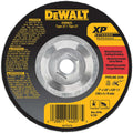 DeWALT Depressed-Center Wheel: Type 27, 7" Dia, 1/8" Thick, 5/8-11 Hole, Zirconia Alumina - 24 Grit, Resinoid Bond, 8700 Max RPM, Use with Angle Grinder