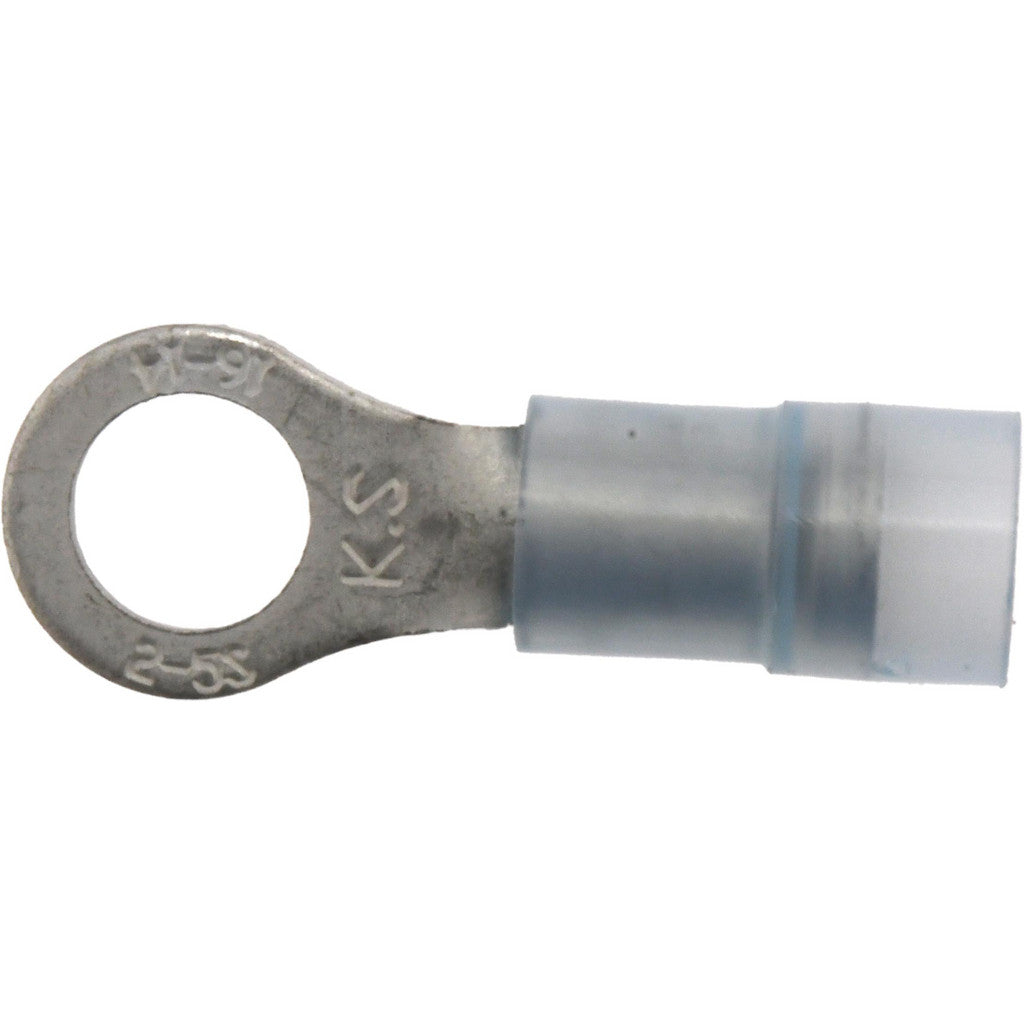Value Collection - Circular Ring Terminal: 16 to 14 AWG, Crimp Connection, Partially Insulated | MSC Industrial Supply Co.