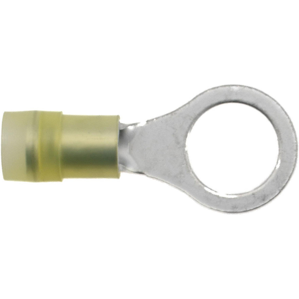Value Collection - Circular Ring Terminal: 12 to 10 AWG, Crimp Connection, Partially Insulated | MSC Industrial Supply Co.
