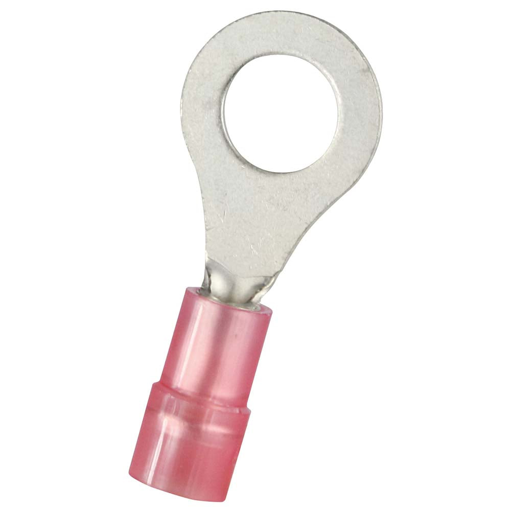 Value Collection - Circular Ring Terminal: 22 to 16 AWG, Crimp Connection, Partially Insulated | MSC Industrial Supply Co.