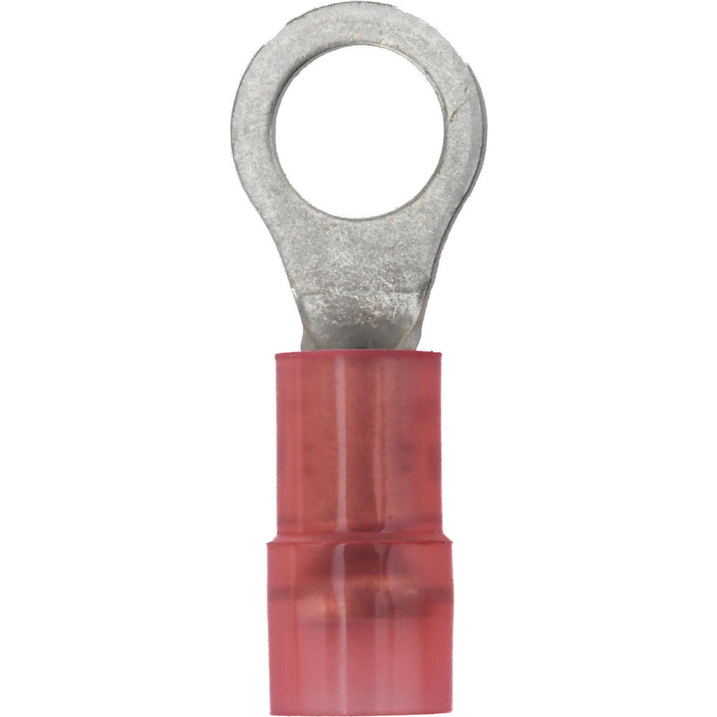 Value Collection - Circular Ring Terminal: 22 to 16 AWG, Crimp Connection, Partially Insulated | MSC Industrial Supply Co.