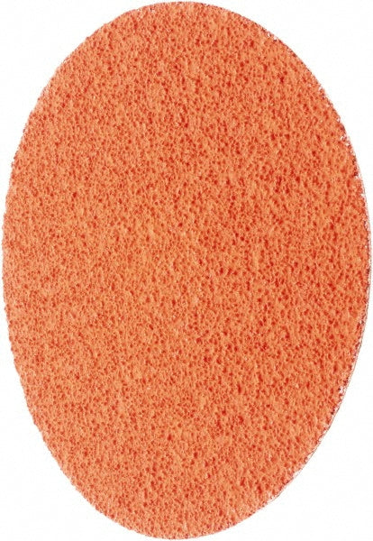 Norton - Quick-Change Disc: Type R, 3" Dia, 50 Grit, Premium Ceramic Alumina, Coated | MSC Industrial Supply Co.