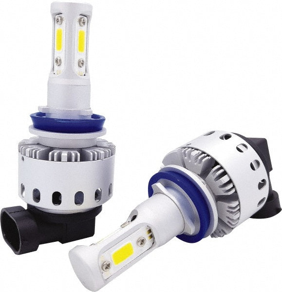 PRO-SOURCE - 5,000 Lumens, 12-24 VDC, H8, H9 & H11 LED Headlights (Pair) | MSC Industrial Supply Co.
