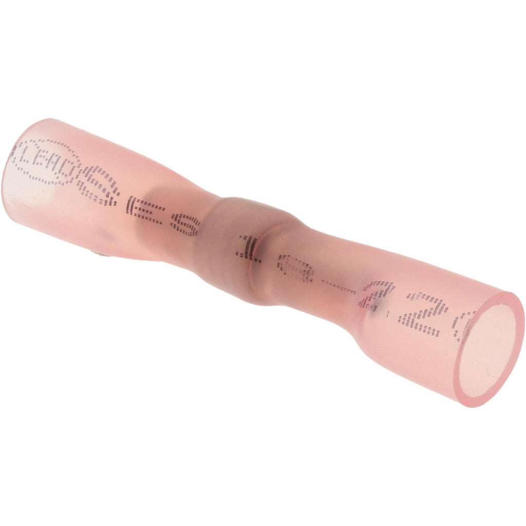 Value Collection - Butt Splice Terminal: Crimp-On, Red, 22/18 AWG, Heat Shrink & Polyolefin | MSC Industrial Supply Co.