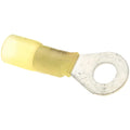Value Collection - Closed Eyelet Ring Terminal: 12 to 10 AWG, Solder Connection, Partially Insulated | MSC Industrial Supply Co.