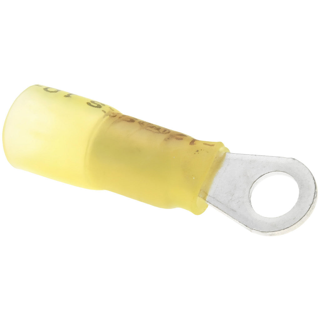 Value Collection - Closed Eyelet Ring Terminal: 12 to 10 AWG, Solder Connection, Partially Insulated | MSC Industrial Supply Co.