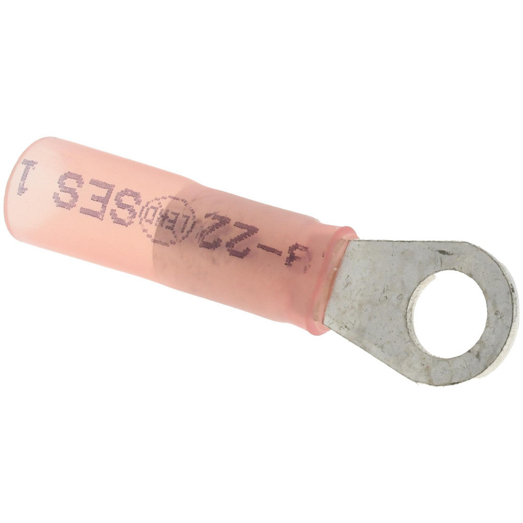 Value Collection - Closed Eyelet Ring Terminal: 22 to 18 AWG, Solder Connection, Partially Insulated | MSC Industrial Supply Co.