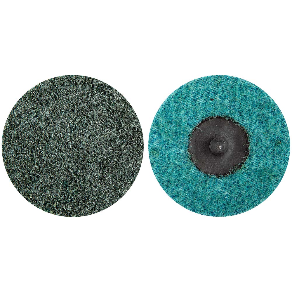 Norton - Quick-Change Disc: Type R, 3" Dia, Ceramic Alumina, Non-Woven | MSC Industrial Supply Co.