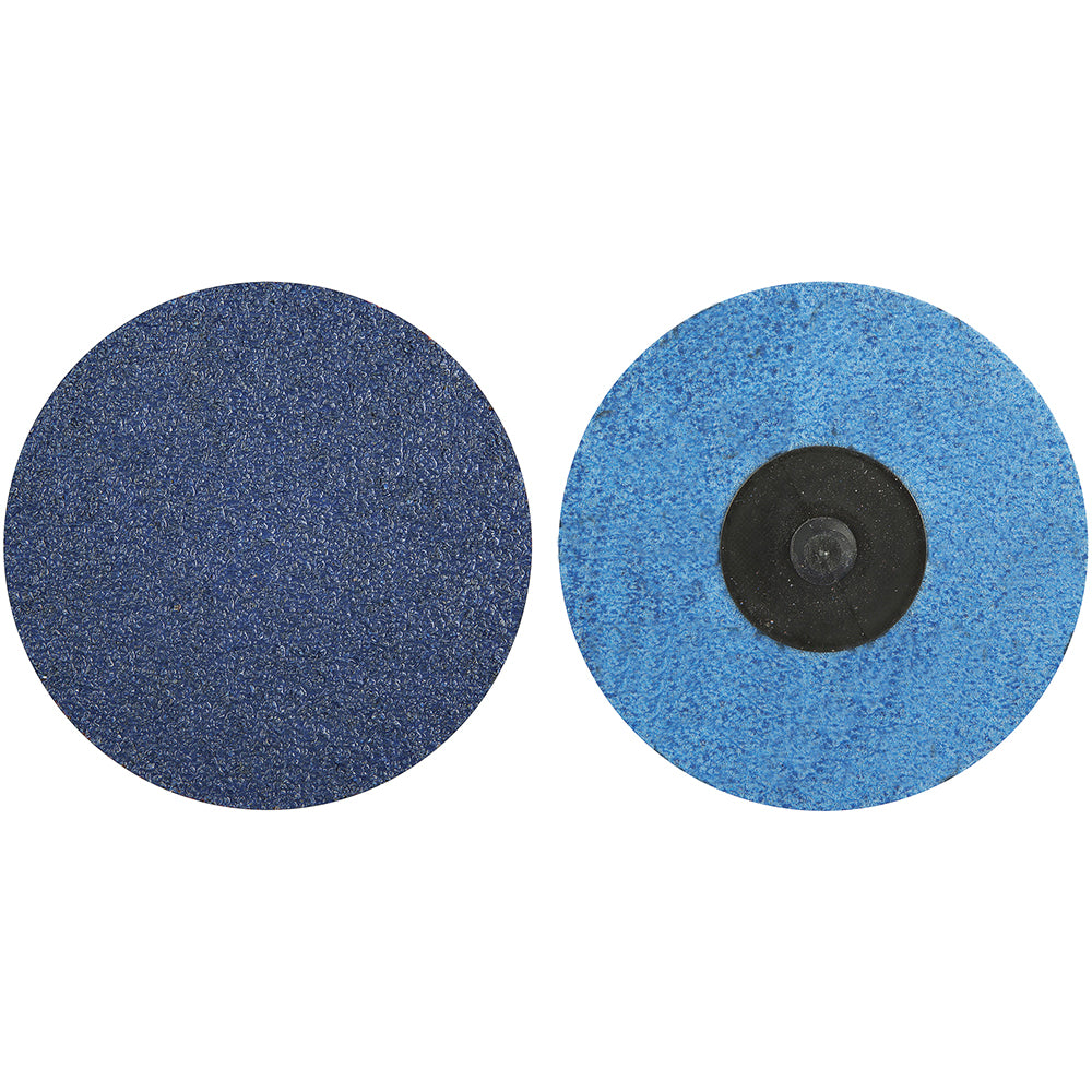 Norton - Quick-Change Disc: Type R, 3" Dia, 24 Grit, Zirconia Alumina, Coated | MSC Industrial Supply Co.