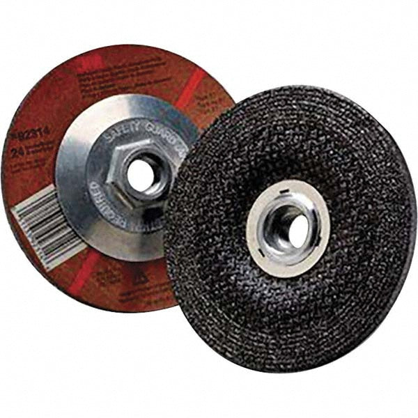 3M - Depressed-Center Wheel: Type 27, 4-1/2" Dia, 1/4" Thick, 5/8-11 Hole, Aluminum Oxide | MSC Industrial Supply Co.