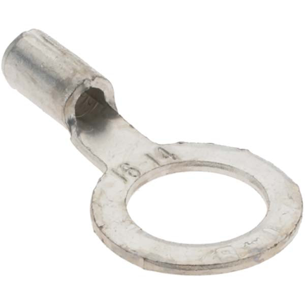 Value Collection - Circular Ring Terminal: 18 to 14 AWG, Crimp Connection, Non-Insulated | MSC Industrial Supply Co.