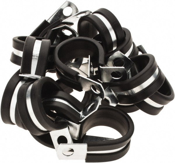 Value Collection - 7/8" Bundle Dia, 1/4" Hole, Steel Clamp | MSC Industrial Supply Co.