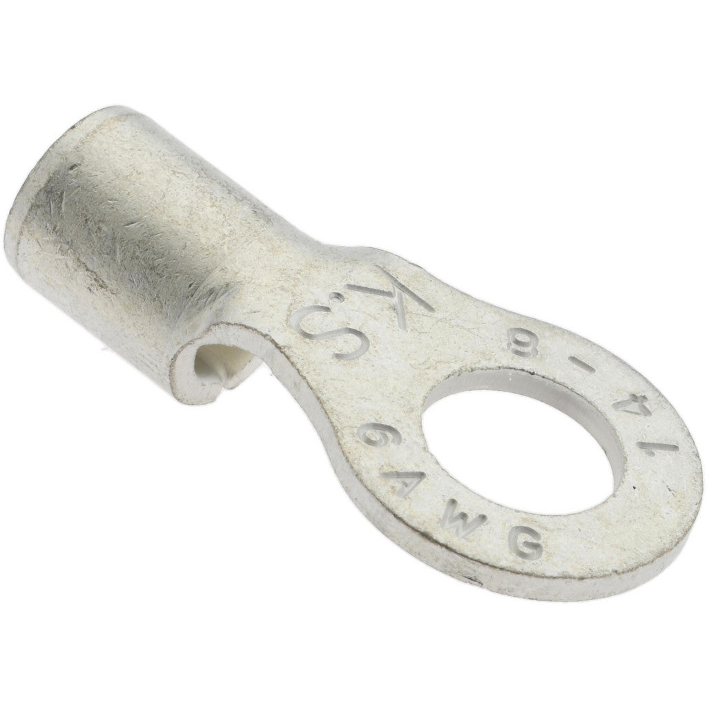 Value Collection - Circular Ring Terminal: 6 AWG, Crimp Connection, Non-Insulated | MSC Industrial Supply Co.