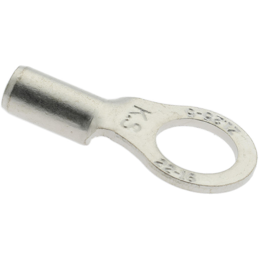 Value Collection - Circular Ring Terminal: 22 to 16 AWG, Crimp Connection, Non-Insulated | MSC Industrial Supply Co.