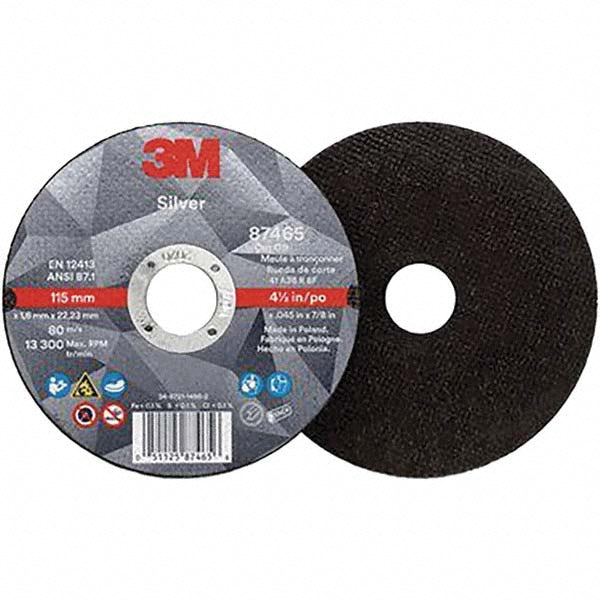 3M - Cut-Off Wheel: 4-1/2 Dia, 0.0450" Thick, 7/8" Hole, Ceramic | MSC Industrial Supply Co.