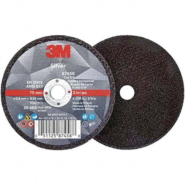 3M - Cut-Off Wheel: 3 Dia, 0.0350" Thick, 3/8" Hole, Ceramic | MSC Industrial Supply Co.