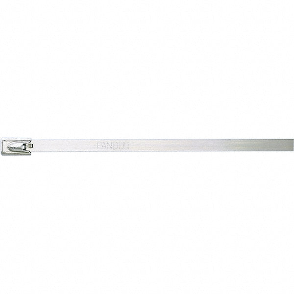 Panduit - Cable Tie: 14.3" Long, Natural, Stainless Steel, Standard | MSC Industrial Supply Co.