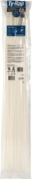 Thomas & Betts - Cable Tie: 30" Long, Natural, Nylon, Standard | MSC Industrial Supply Co.