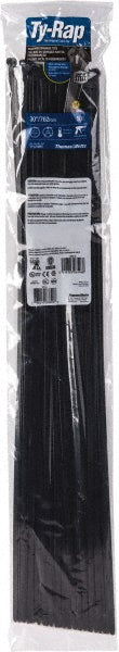 Thomas & Betts - Cable Tie: 30" Long, Black, Nylon, Standard | MSC Industrial Supply Co.