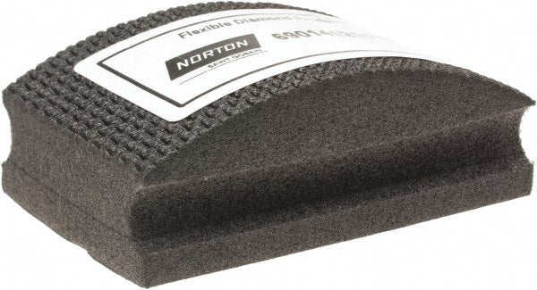 Norton - Hand Sanding Pad: Non-Woven, Diamond, Medium Grade, Black | MSC Industrial Supply Co.