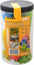 Thomas & Betts - 4 to 7 Inch Range, Blue, Green, Orange, Pink and Yellow Cable Ties | MSC Industrial Supply Co.