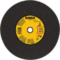 DeWALT Cut-Off Wheel: Type 1 (01/41), 14 Dia, 7/64" Thick, 1" Hole, Aluminum Oxide - 24 Grit, 4300 RPM, Reinforced, 1 per Pack