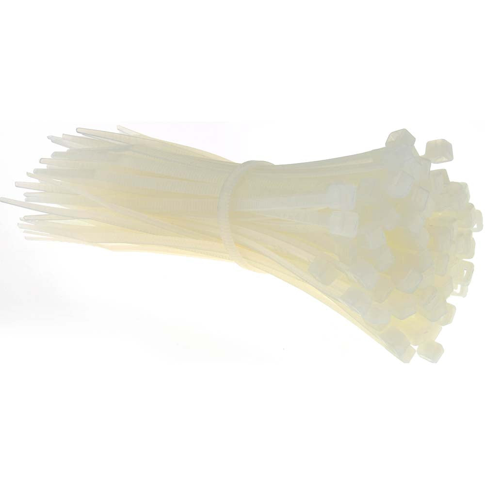 Value Collection - Cable Tie: 4" Long, Natural, Nylon, Standard | MSC Industrial Supply Co.
