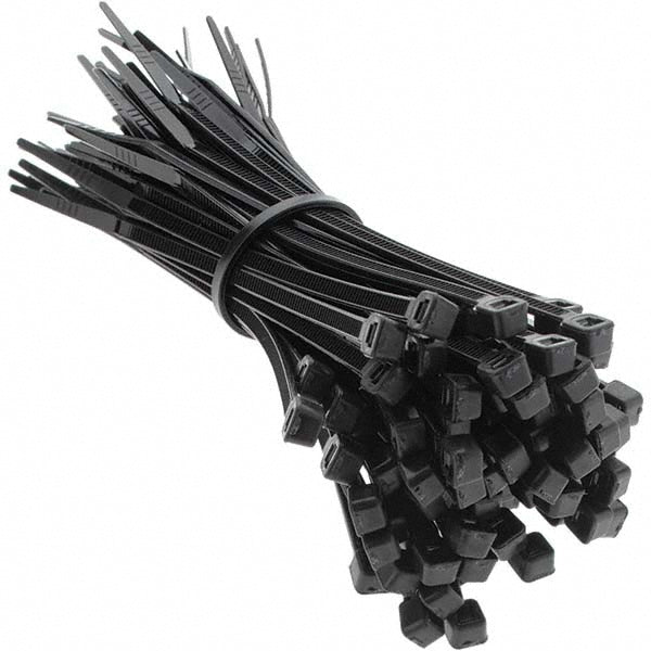 PRO-SOURCE - Cable Tie: 4" Long, Black, Nylon, Standard | MSC Industrial Supply Co.