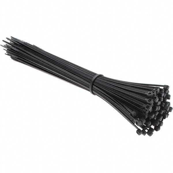 PRO-SOURCE - Cable Tie: 9.8" Long, Black, Nylon, Standard | MSC Industrial Supply Co.