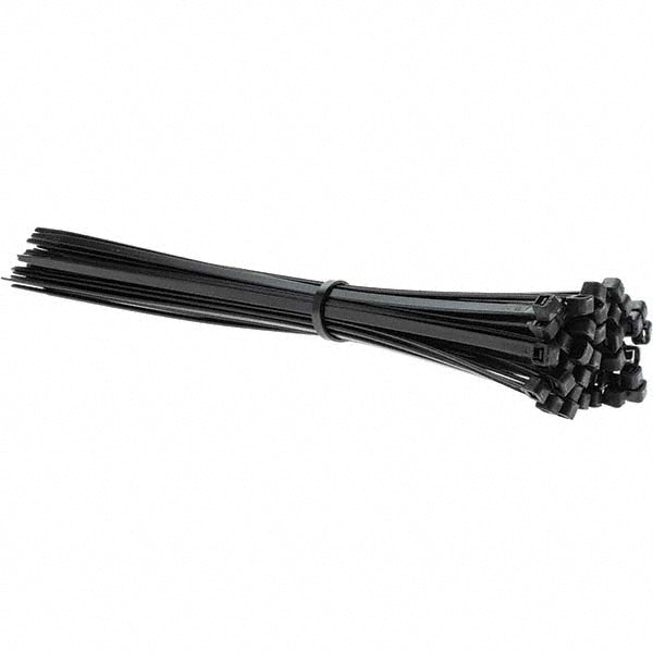 PRO-SOURCE - Cable Tie: 11" Long, Black, Nylon, Standard | MSC Industrial Supply Co.