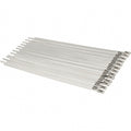 PRO-SOURCE - Cable Tie: 7.9" Long, Natural, Stainless Steel, Standard | MSC Industrial Supply Co.