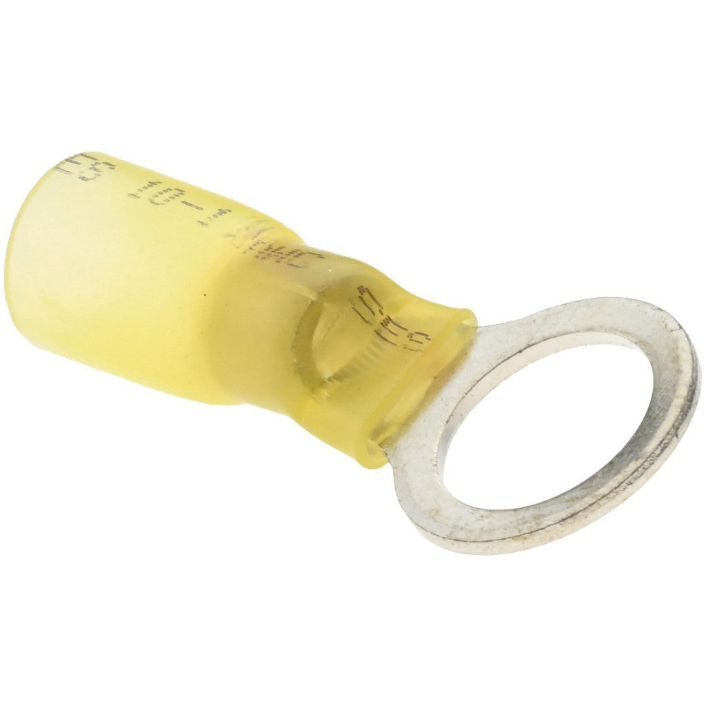 Value Collection - Circular Ring Terminal: 12 to 10 AWG, Crimp Connection, Partially Insulated | MSC Industrial Supply Co.